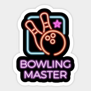 Bowling Master Sticker